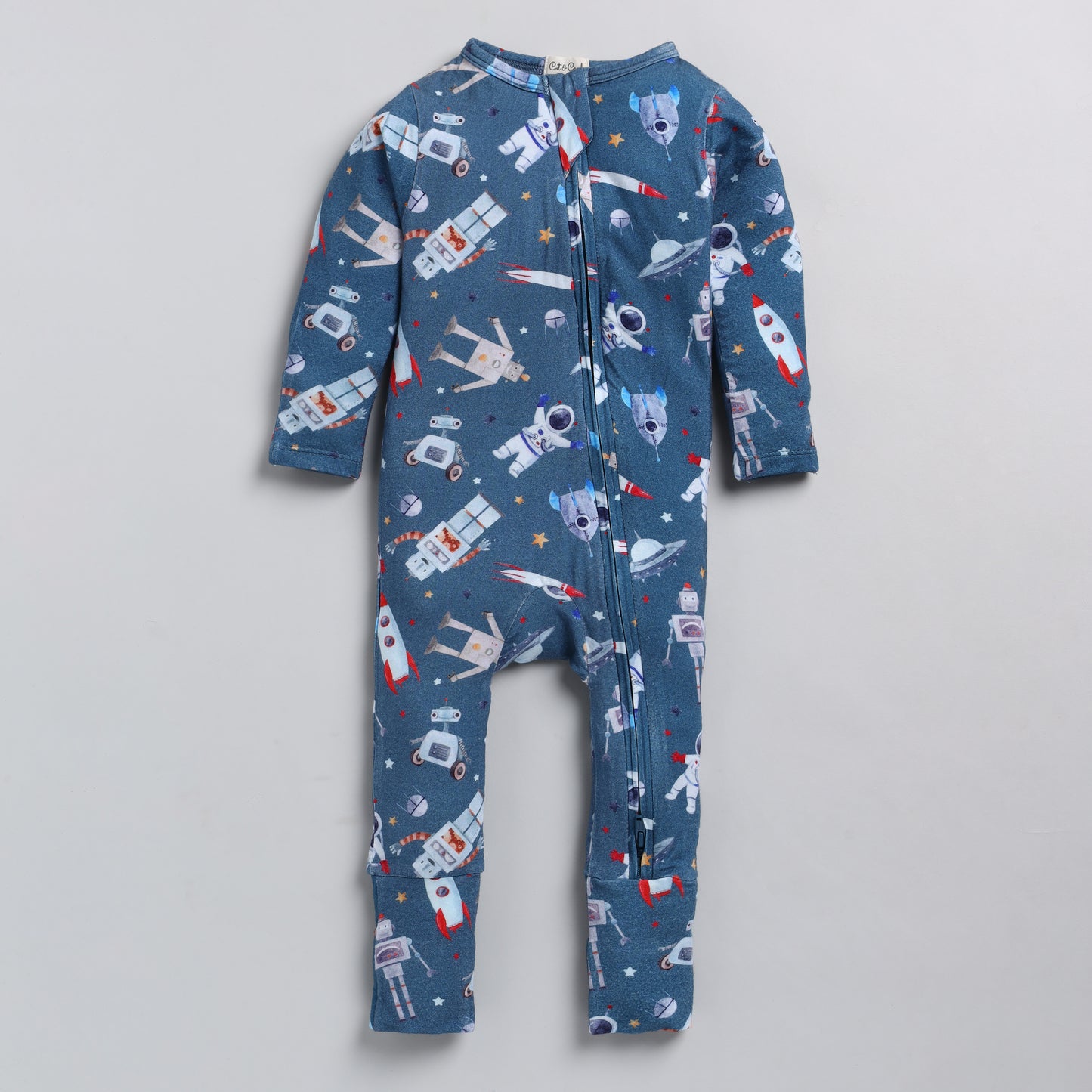 Printed Zipsuits - Pack of 2
