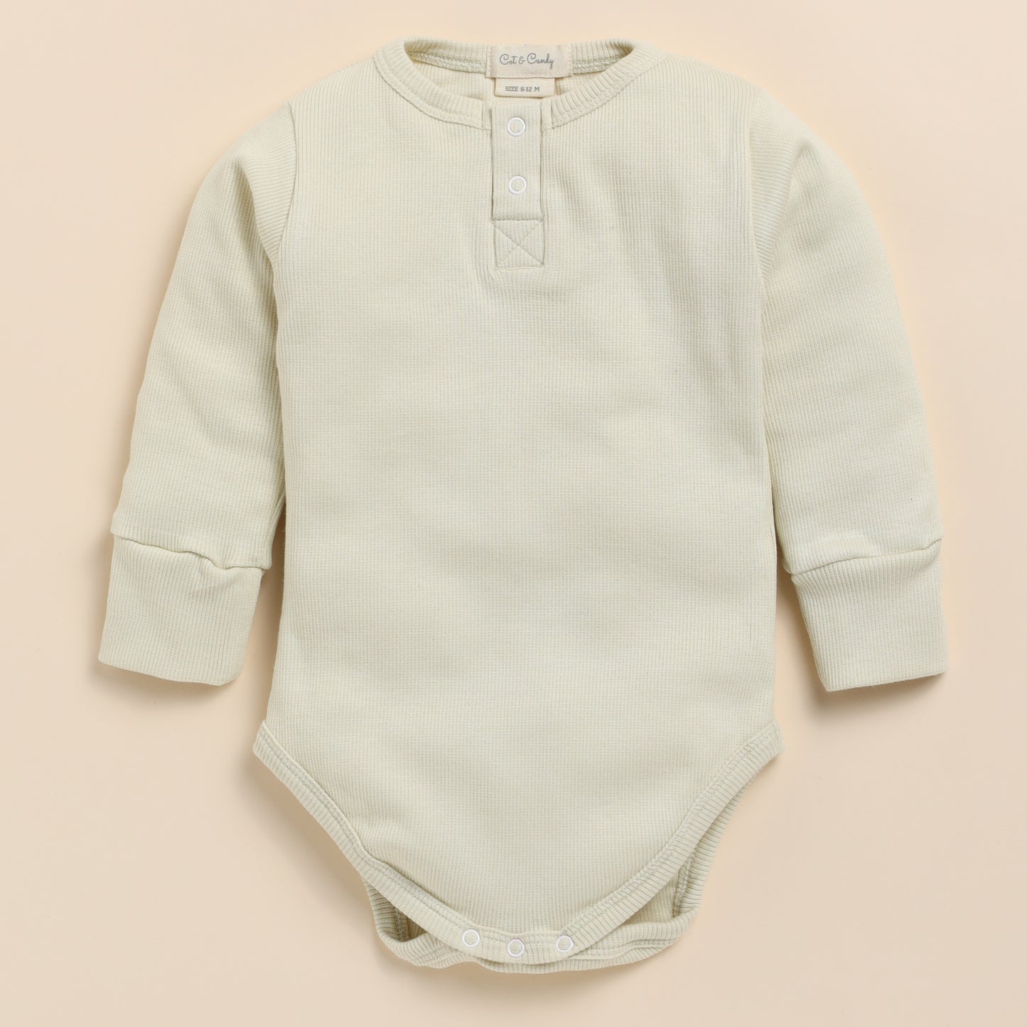 Oatmeal Organic Long Sleeve Bodysuit