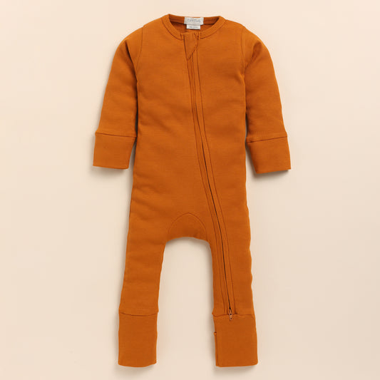 Rust Organic Zipsuit