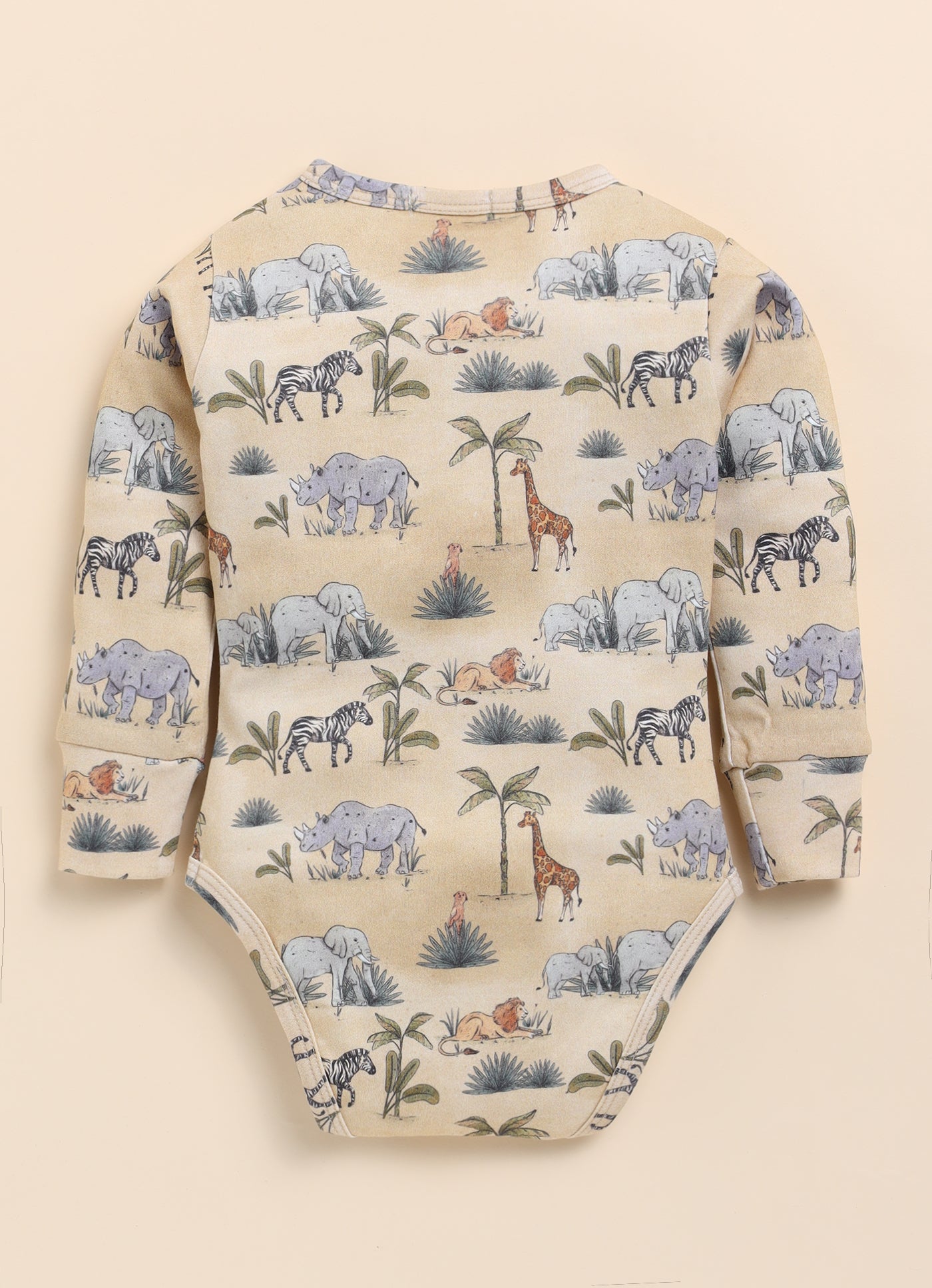 SAFARI PRINT Organic BODYSUIT