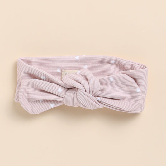 Heart Print Organic Head Band