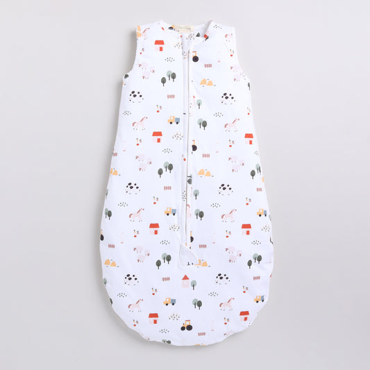 Buy Farm Animals Organic Jersey Winter Baby Sleeping Bag Online