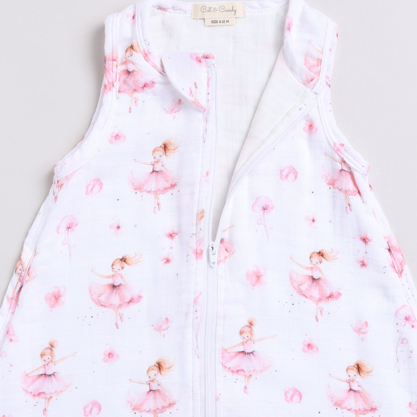 Buy Ballerina print Organic Baby boys and girls Muslin Sleeping Bag Online