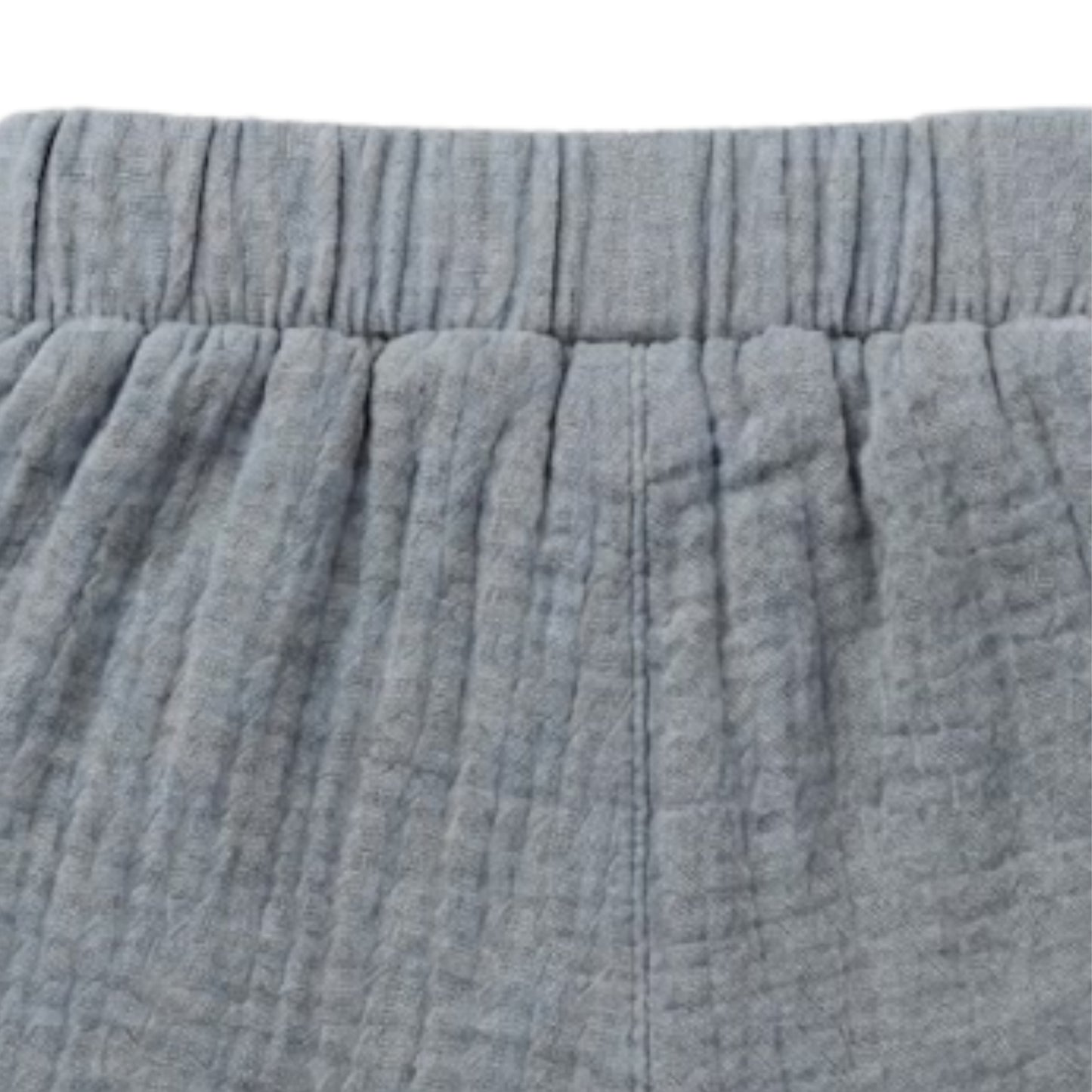 Aqua Organic Muslin Turn-up Shorts