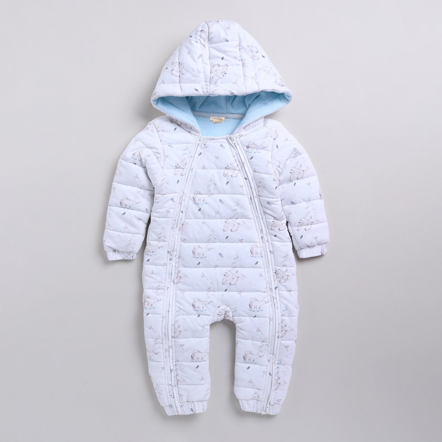Buy Constellation Bear Baby Boys and Girls Quilted Sleepsuit or snowsuit online