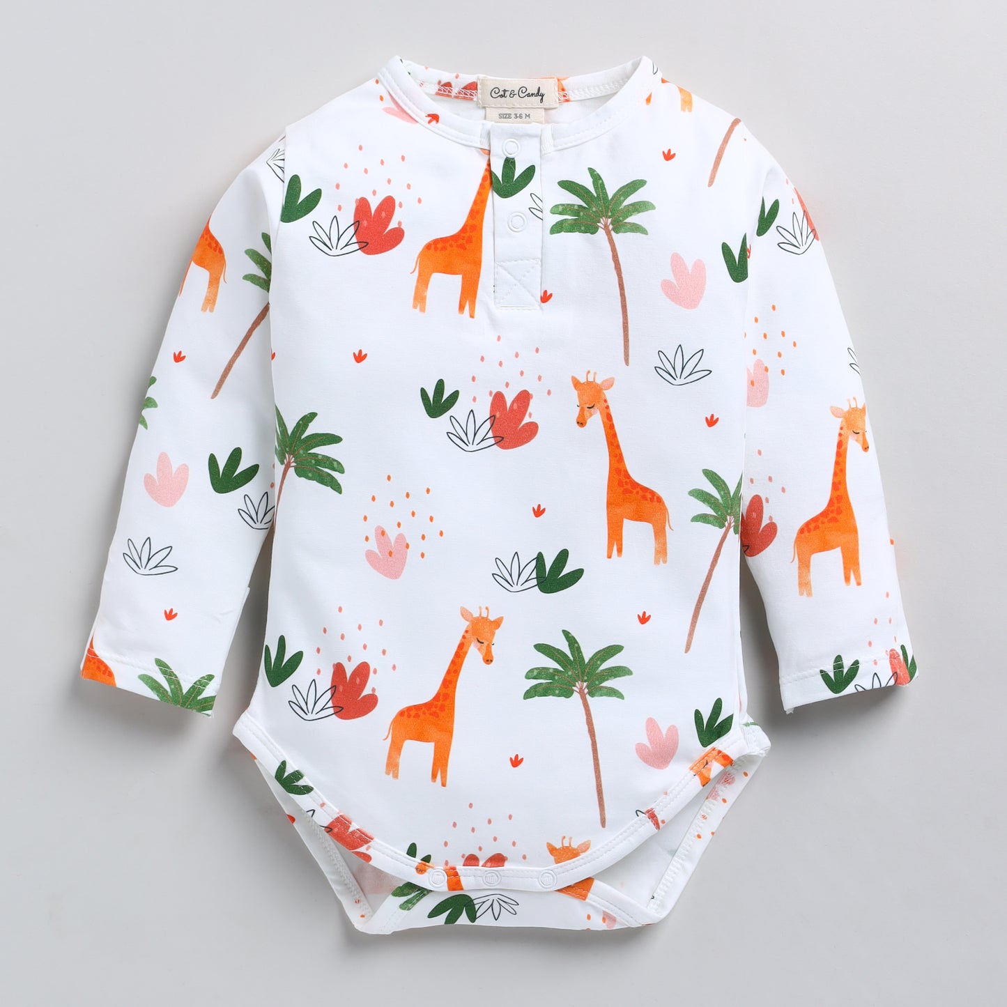 Dora the Giraffe Collection Organic Long Sleeve Bodysuit