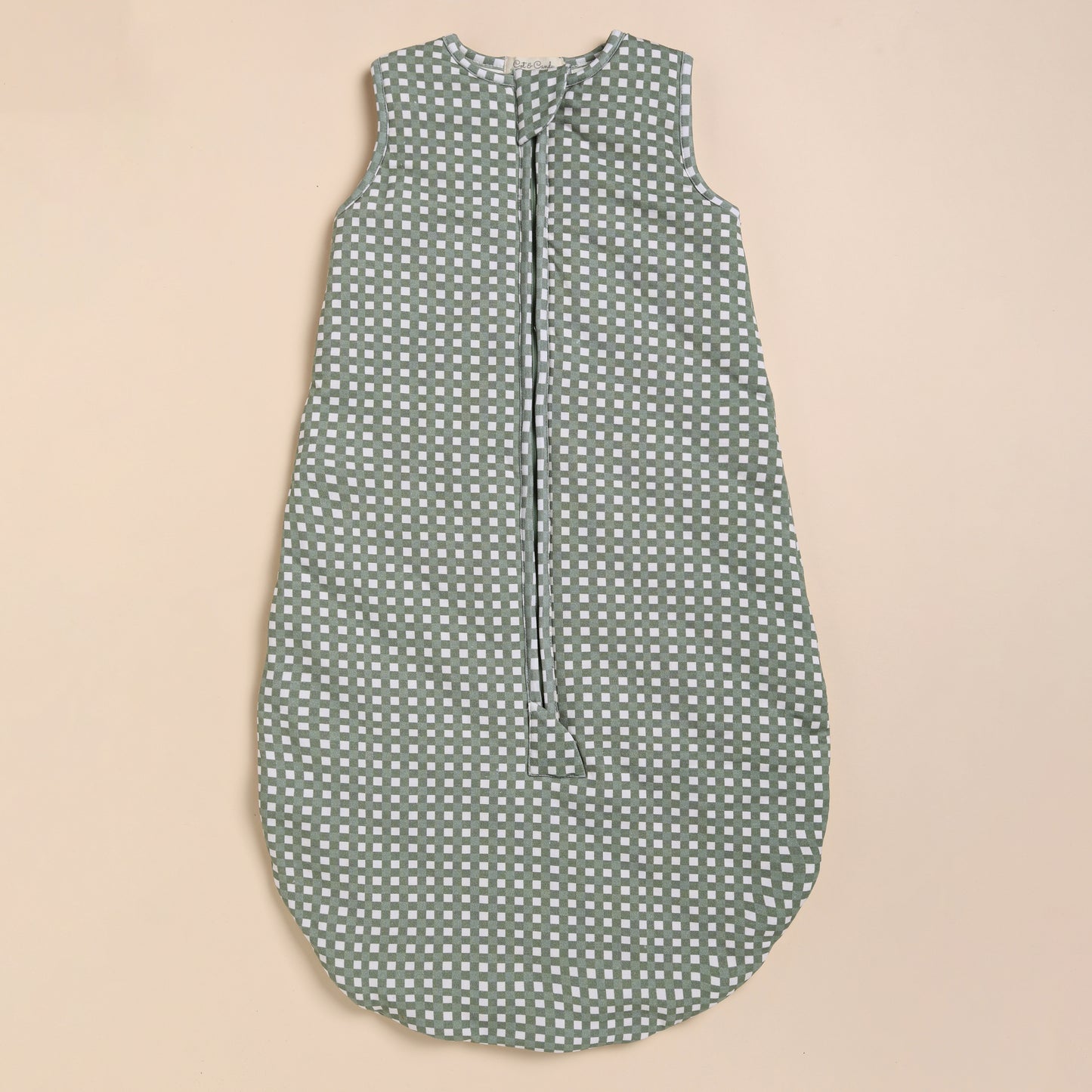 Buy Mineral Gingham Organic Jersey Winter Baby Boys and Girls Sleeping Bag Online