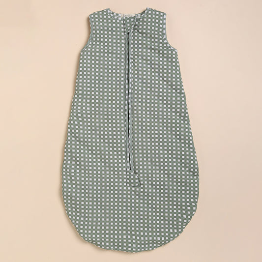 Buy Mineral Gingham Organic Jersey Winter Baby Boys and Girls Sleeping Bag Online