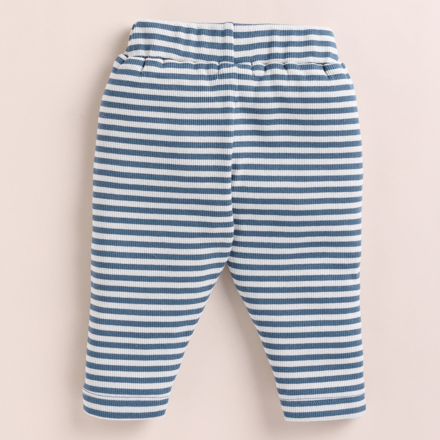 Teal Stripe Organic Leggings