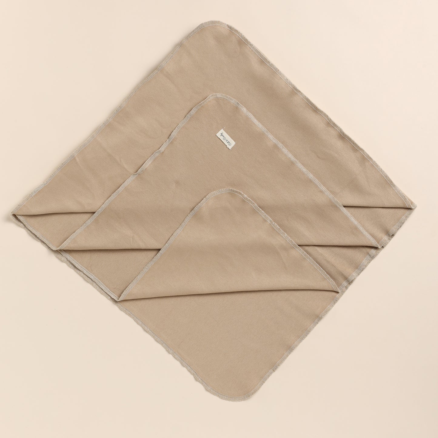 Latte Organic Rib Swaddle Wrap for 0-3 months baby