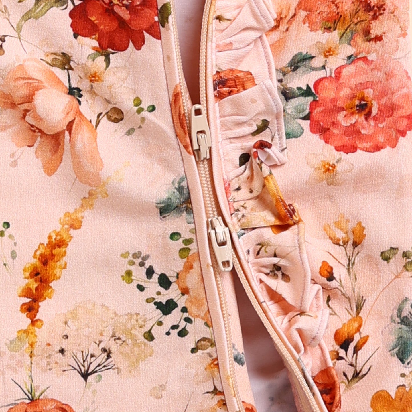Purchase Flora Organic Frill Zipsuit for your 18-24 months baby - CotandCandyBaby