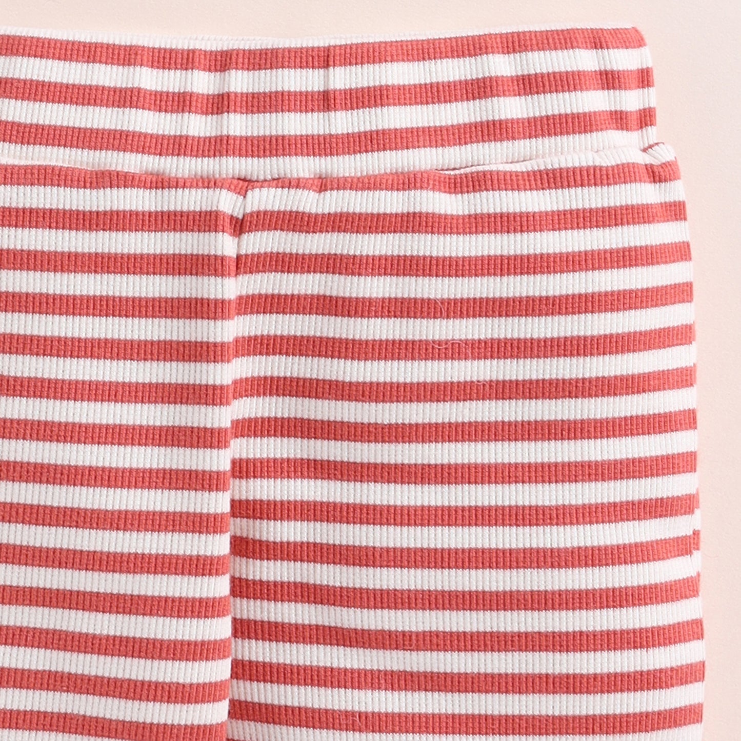 Berry Stripe Organic Leggings for 6-12 months baby
