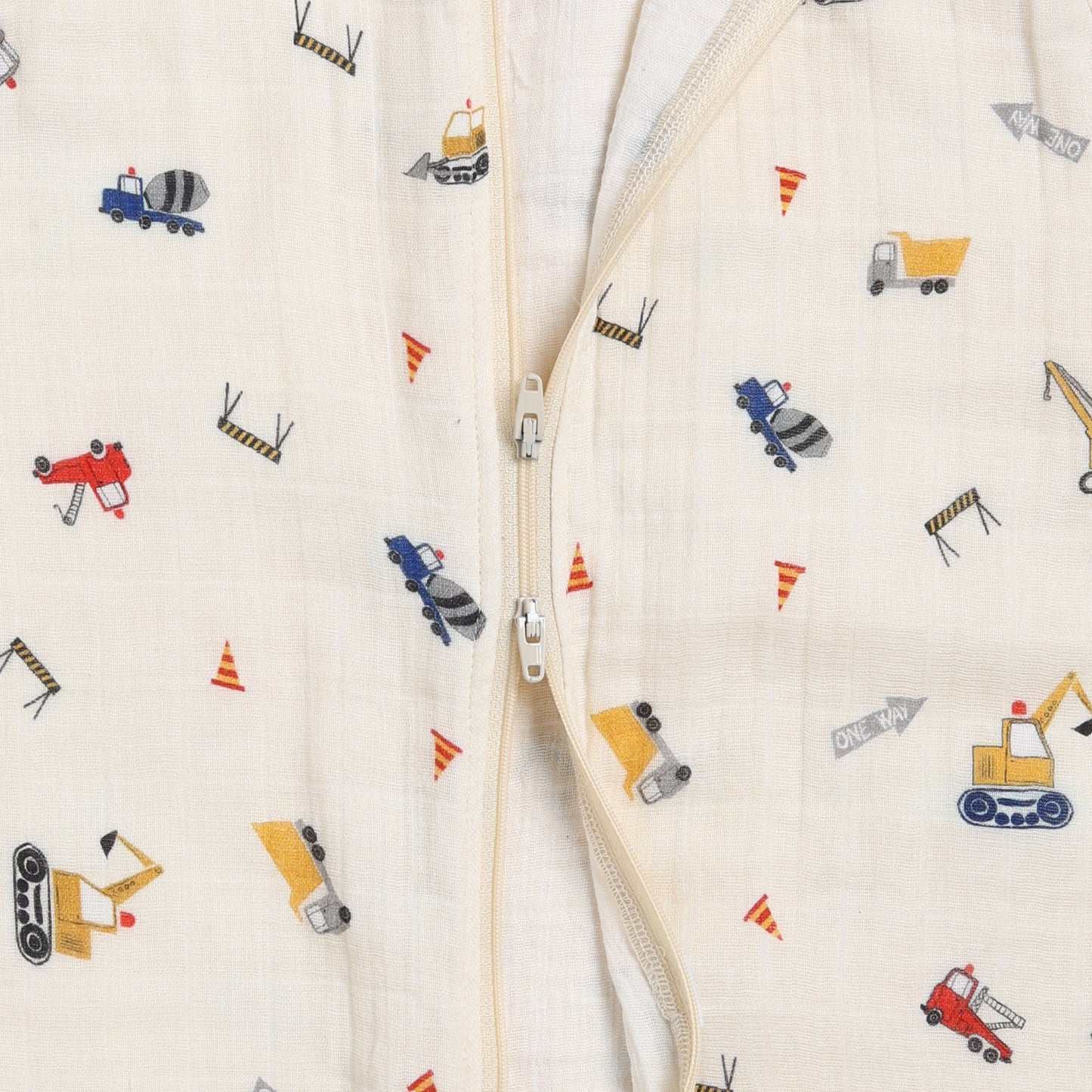 Buy Construction design Baby Boys and Girls Organic Muslin Sleeping Bag Online