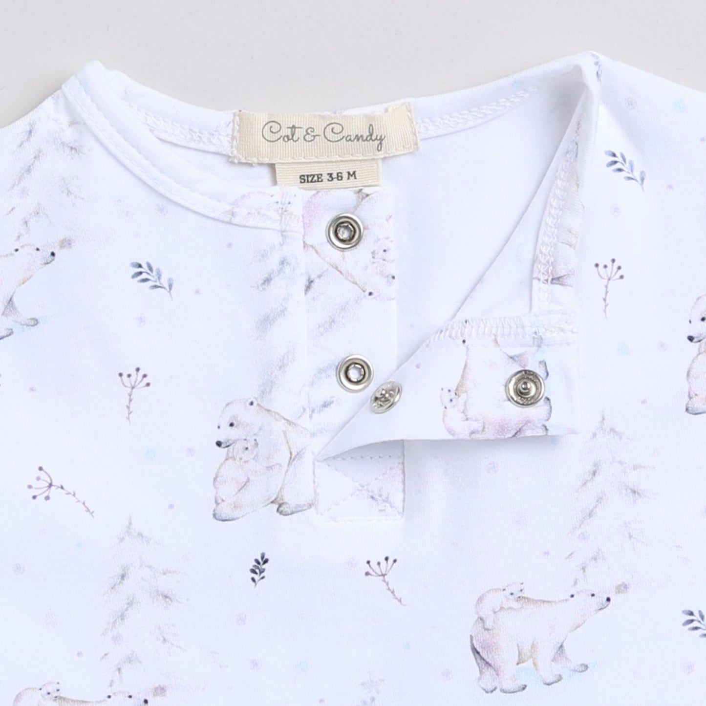 Buy Constellation Bear Organic Long Sleeve Bodysuit for your 0-24 months baby - CotandCandyBaby