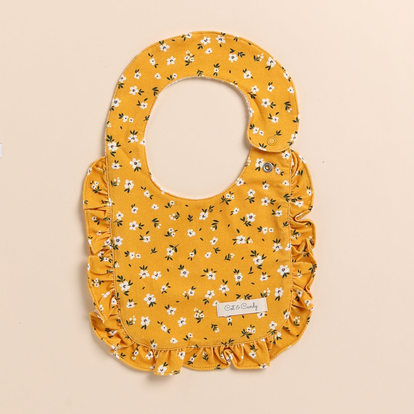 Get Vintage Floral Organic Dribble Bib for your 0-6 months baby - CotandCandyBaby