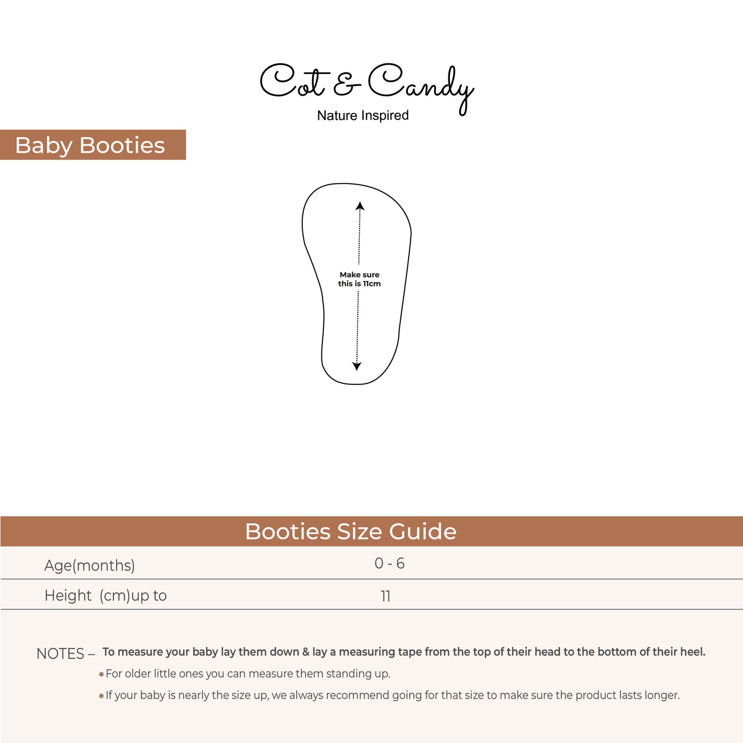 Milk Organic Baby Booties for 0-6 months