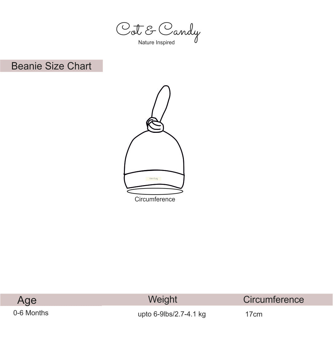 Newborn beanie Bundle Pack for 0-6 months baby