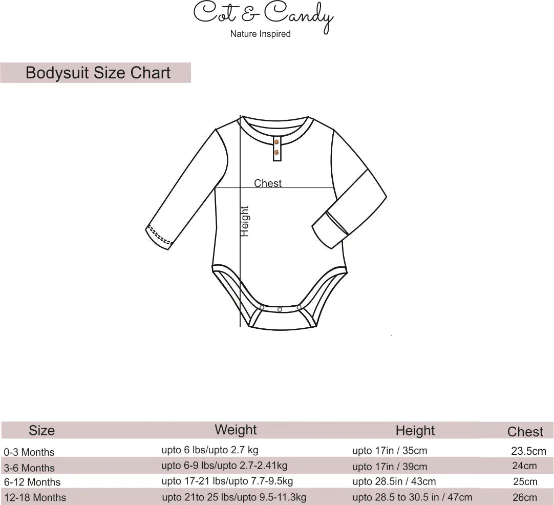 Milk Organic cotton Full Sleeve Bodysuit for 0-18 months baby