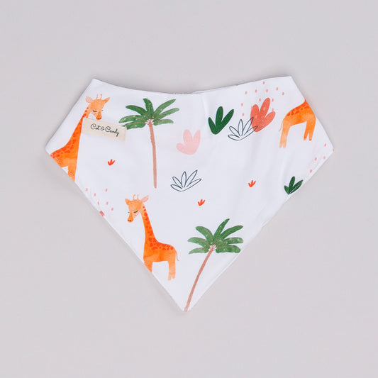 Dora the Giraffe Collection Organic Dribble bib