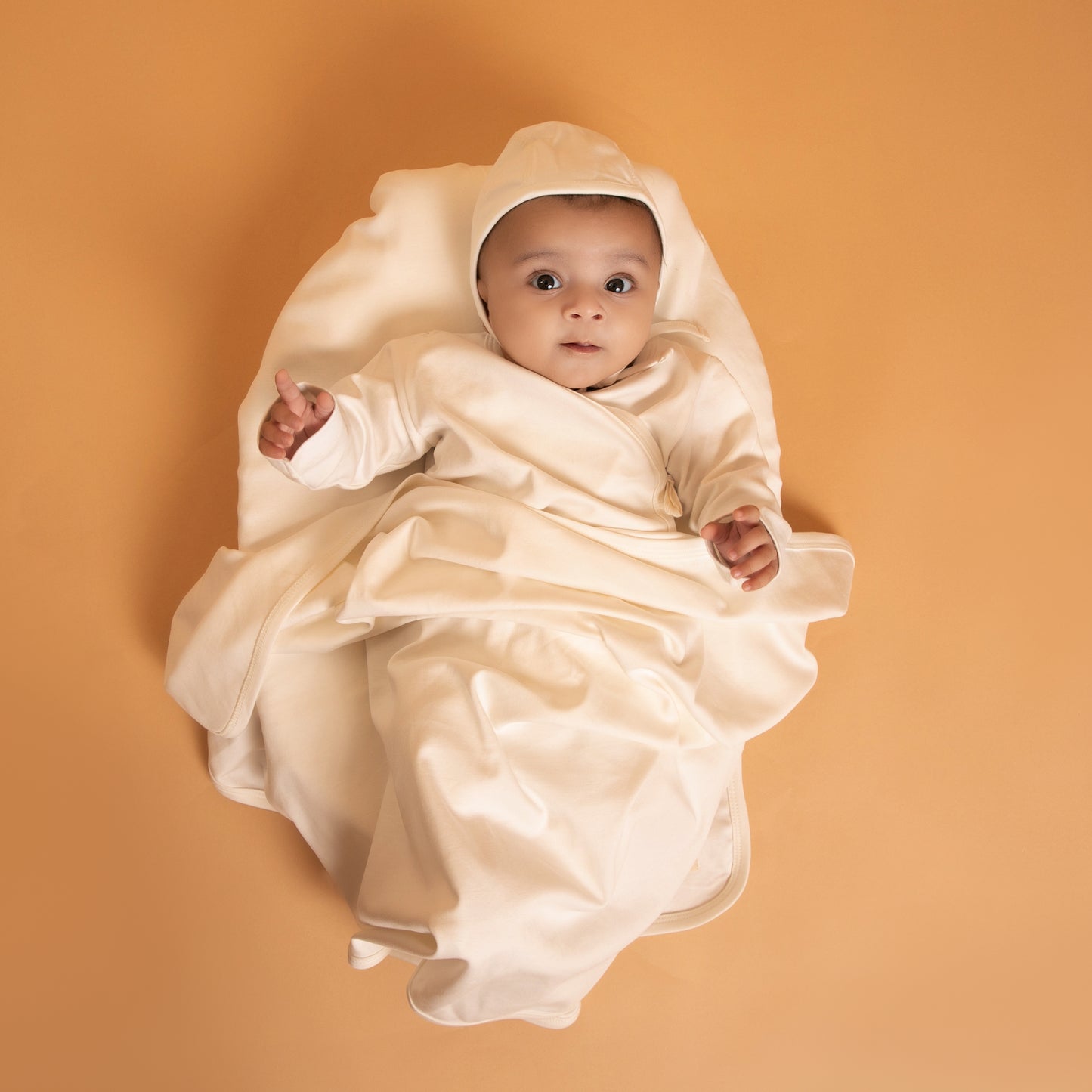 Ecru Organic Home Coming Set for 0-3 months baby