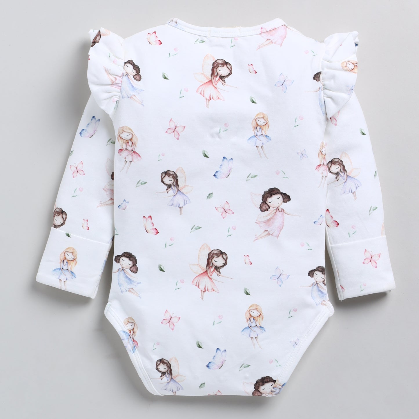 Fairytale Collection Organic Long Sleeve Frill Bodysuit
