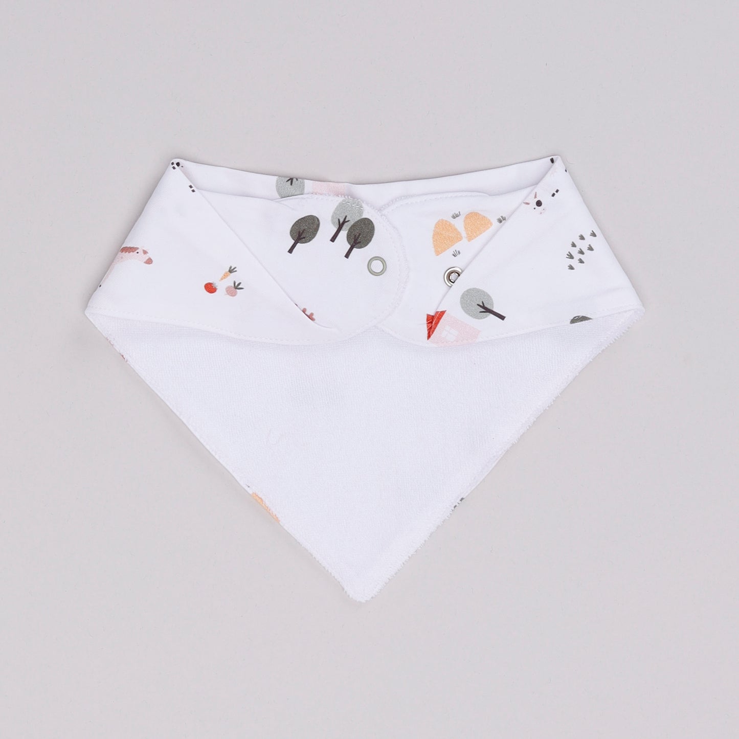 Farm Animal collection Organic Dribble Bib for newborn baby