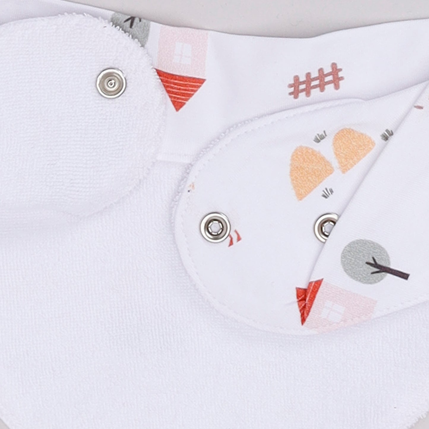 Farm Animal collection Organic Dribble Bib for infants