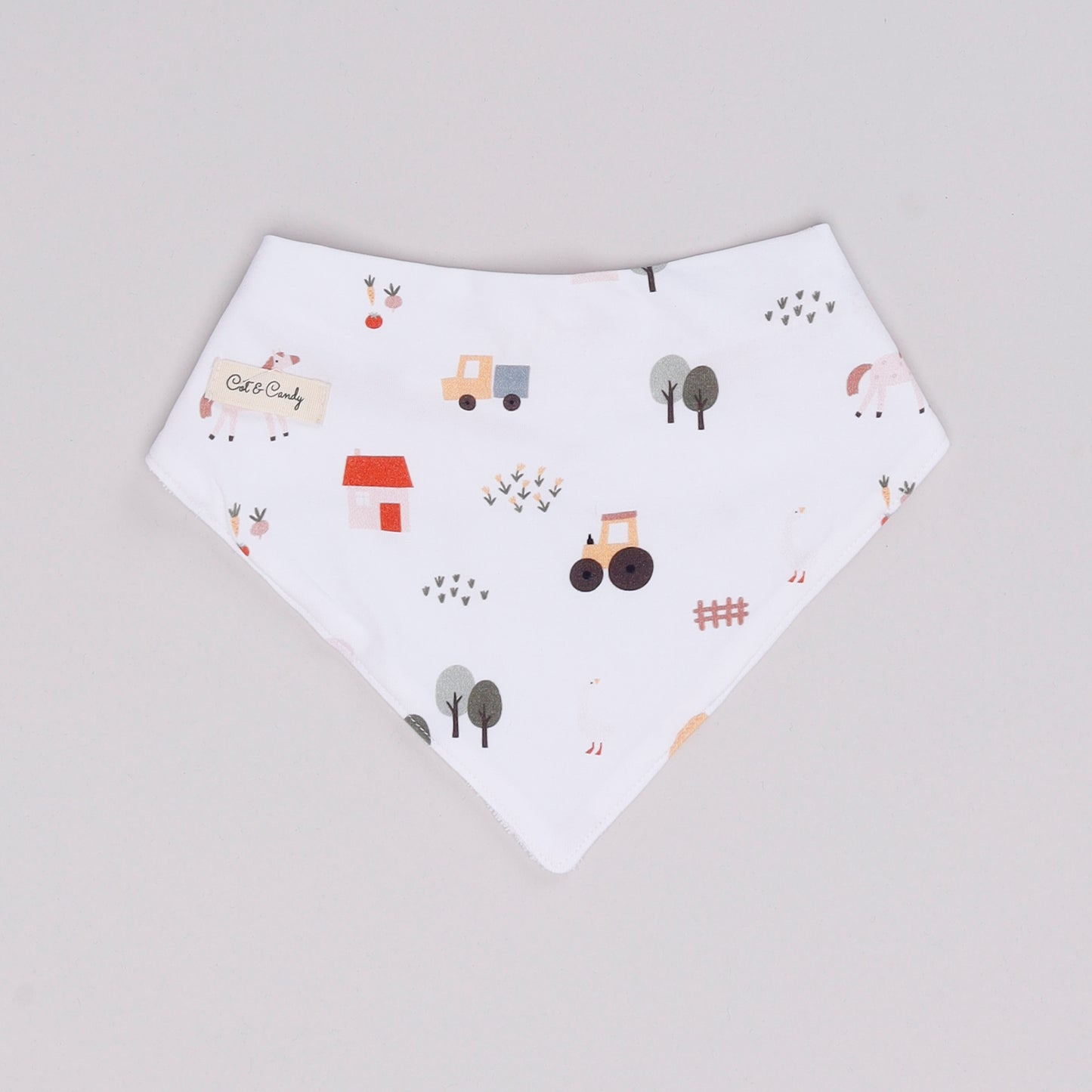Farm Animal collection Organic Dribble Bib