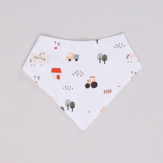 Farm Animal collection Organic Dribble Bib