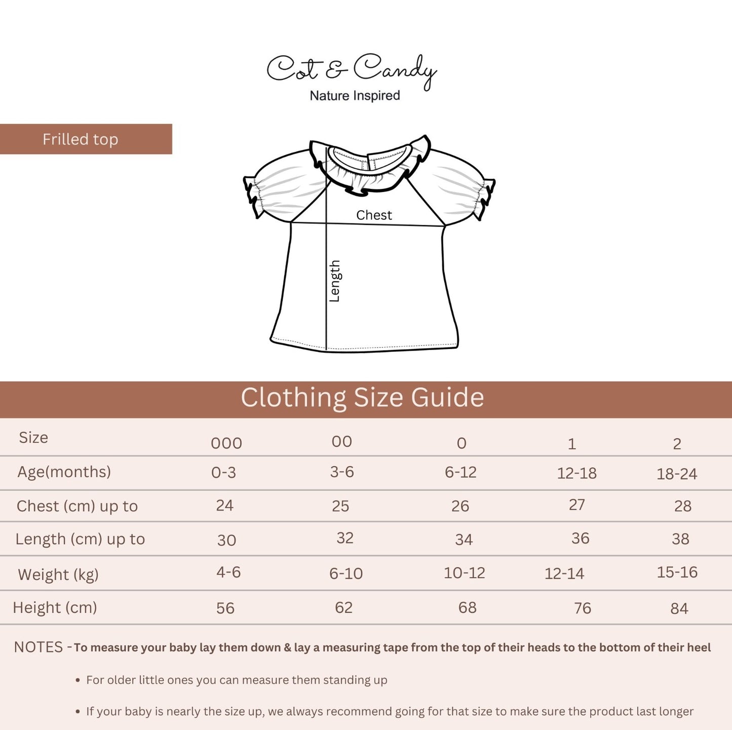 Pistachio Cream Organic Muslin Frill Top Set