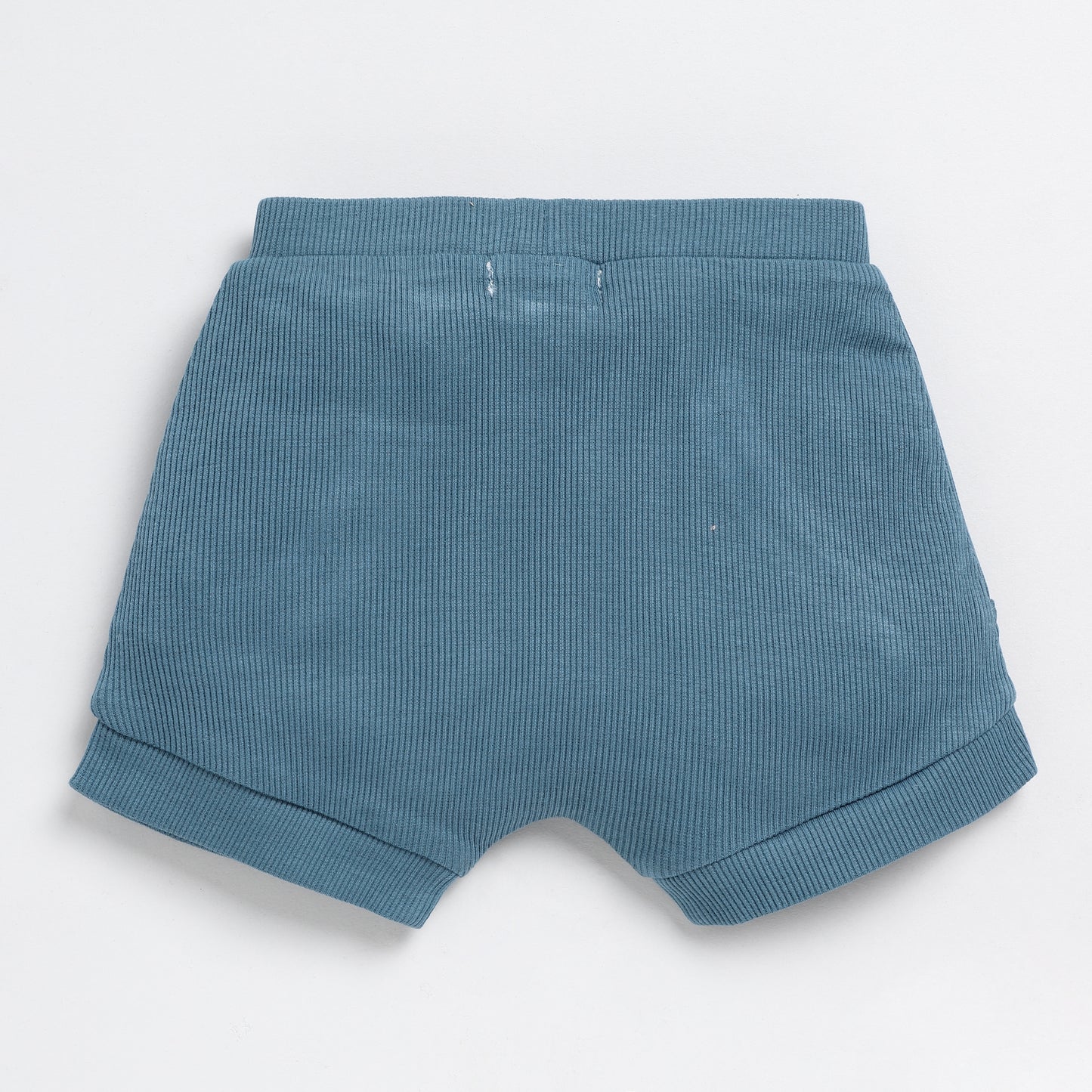 Denim Organic Drawstring Shorts for infants baby
