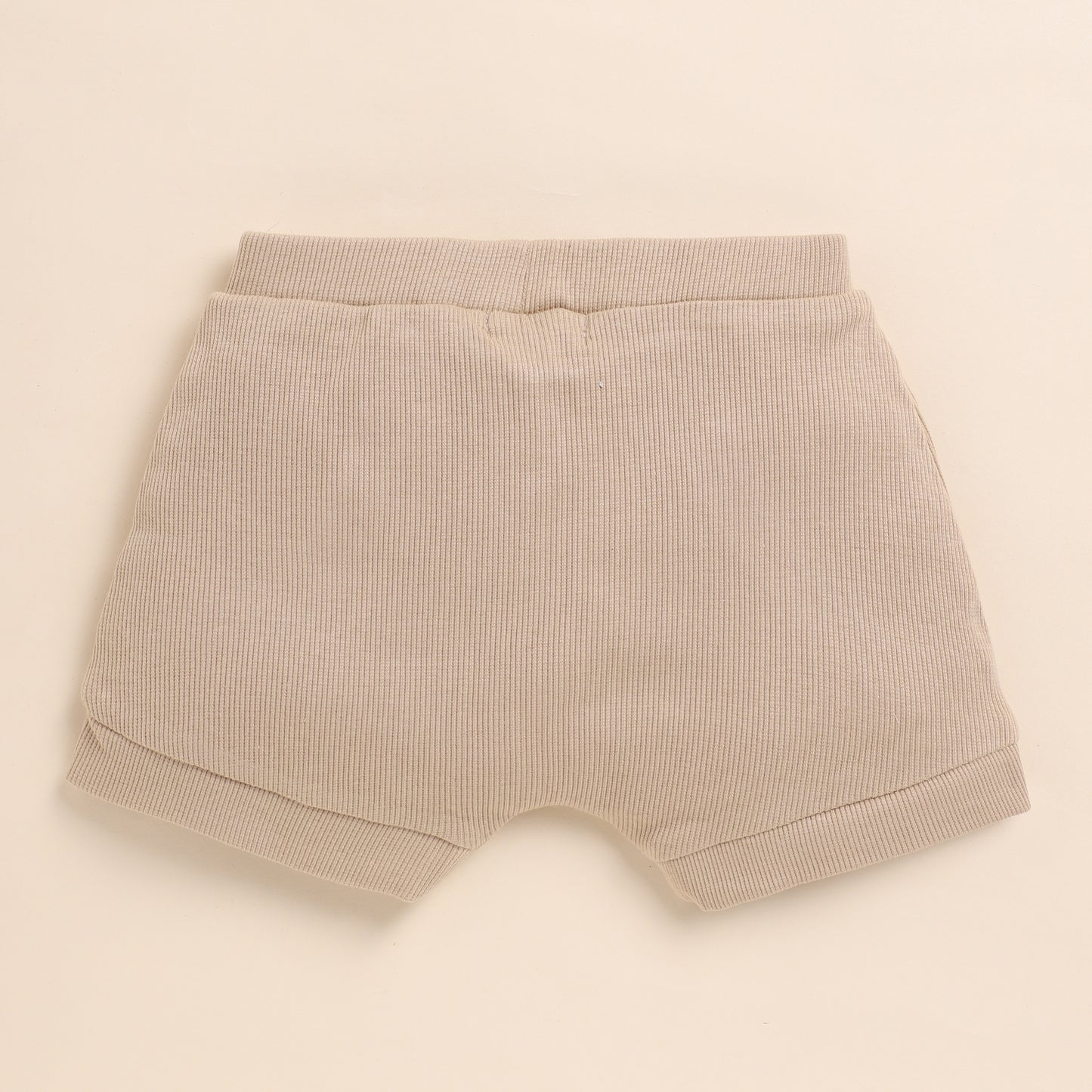 Latte Organic Drawstring muslin Shorts 0-3 months baby