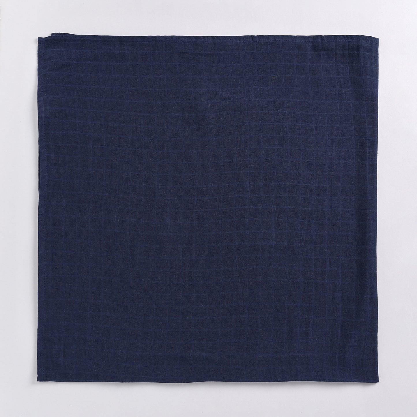 Navy Organic Muslin Swaddle Wrap for infants baby
