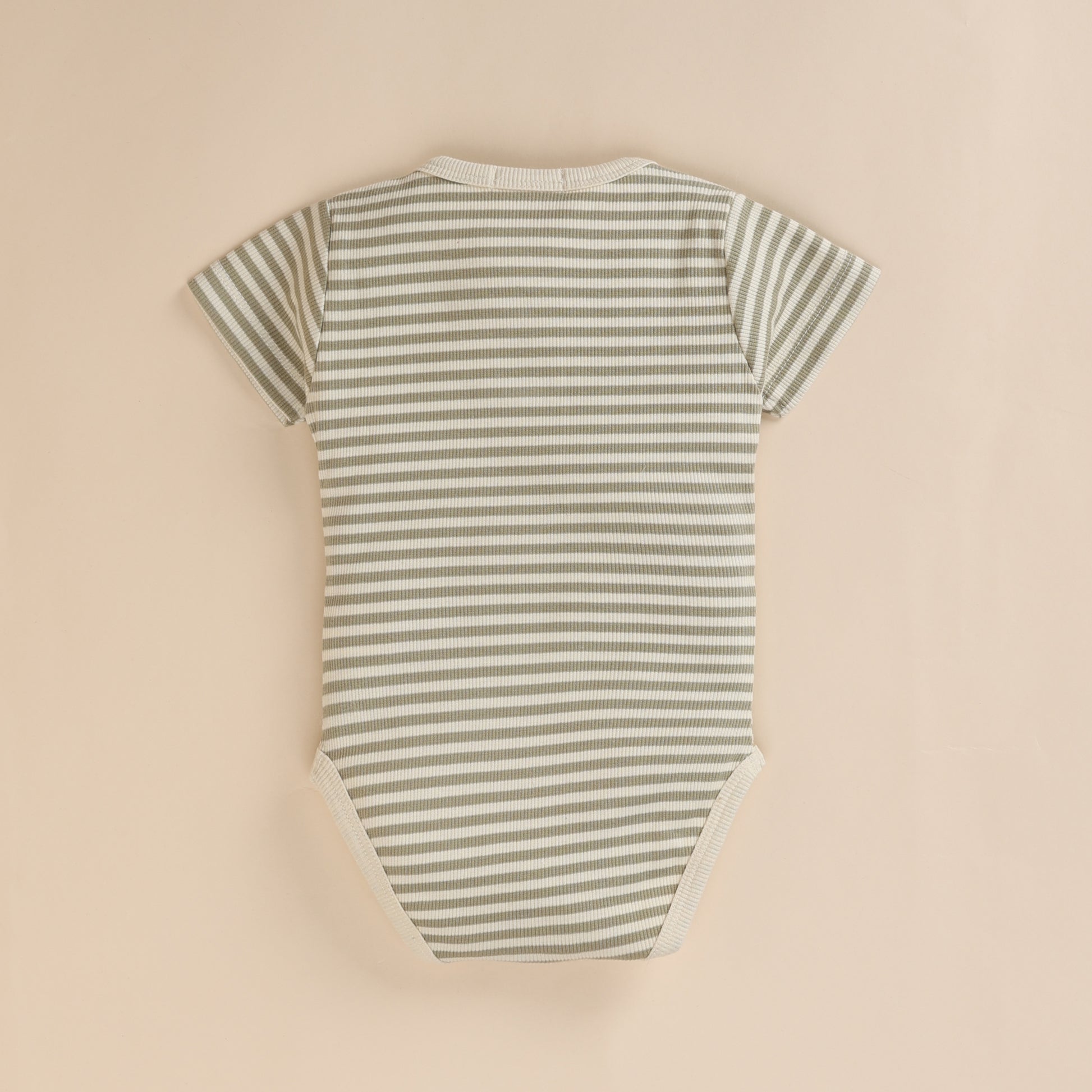 Dewkist Stripe Organic Short Sleeve Bodysuit for 3-6 months baby