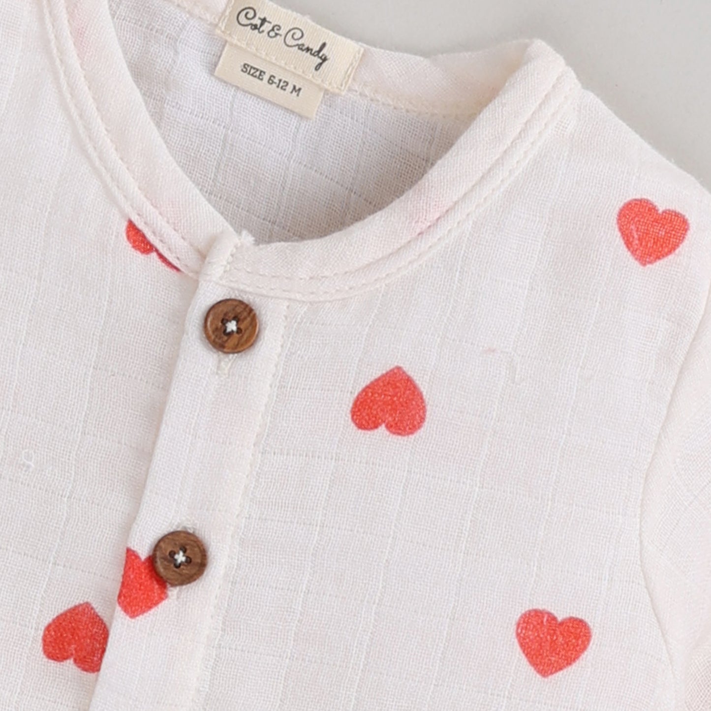 Tiny Love Collection Organic Muslin Half Sleeve T-Shirt for kids