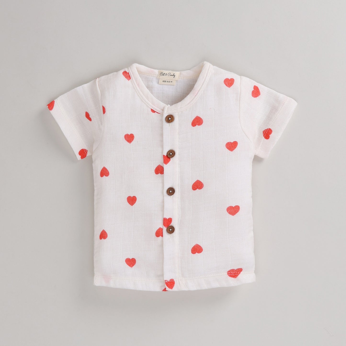 Tiny Love Collection Organic Muslin Half Sleeve T-Shirt for babies