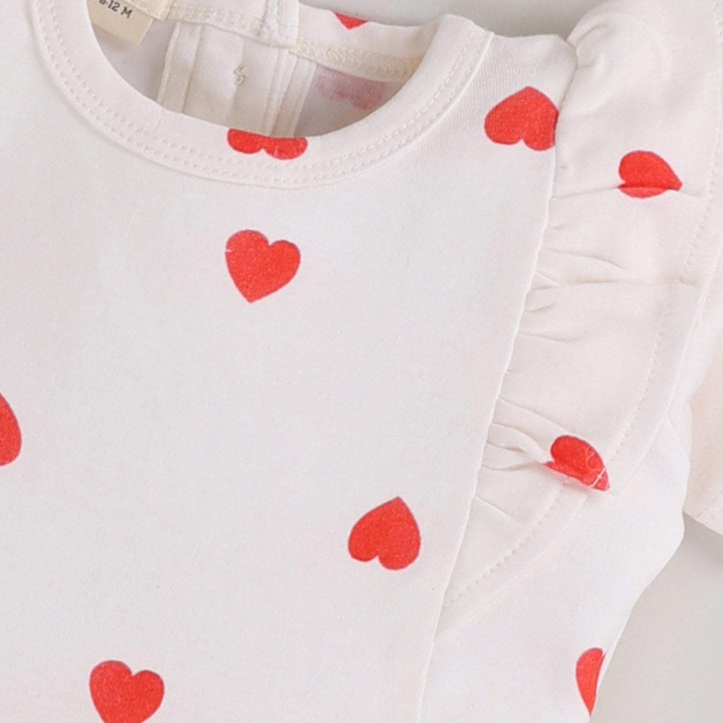 newborn baby short sleeve frill dress