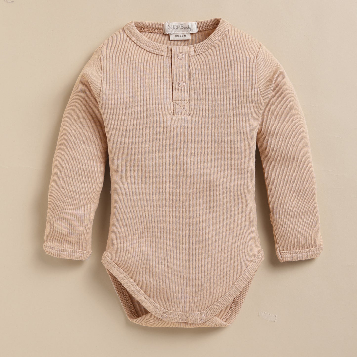 Milk + Oatmeal + Latte Organic Long Sleeve Bodysuit