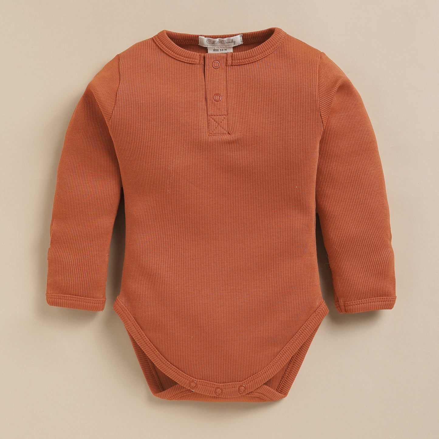Oatmeal + Ginger + Picante Organic Long Sleeve Bodysuit