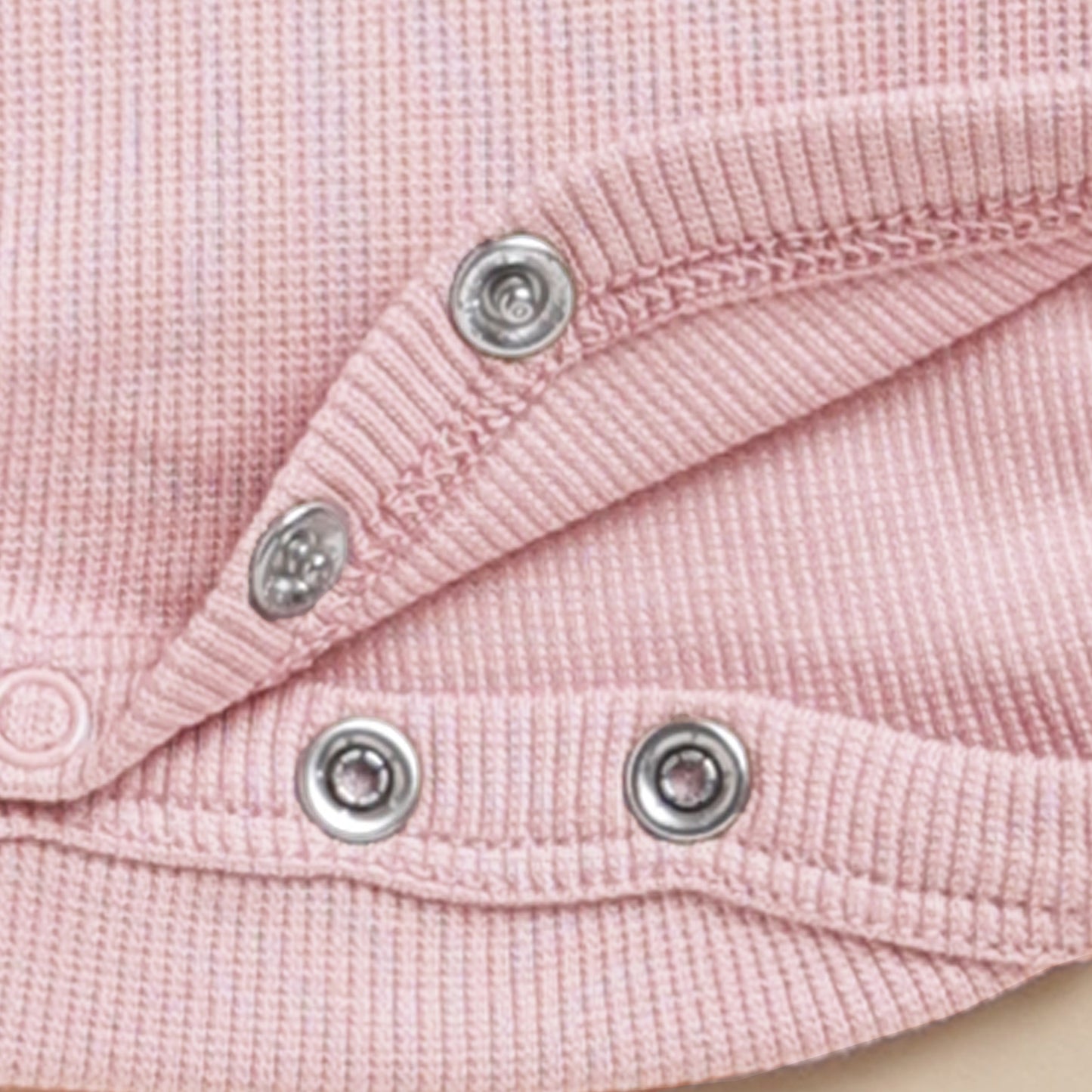 Milk + Blush Pink + Nostalgia Rose Organic Long Sleeve Bodysuit