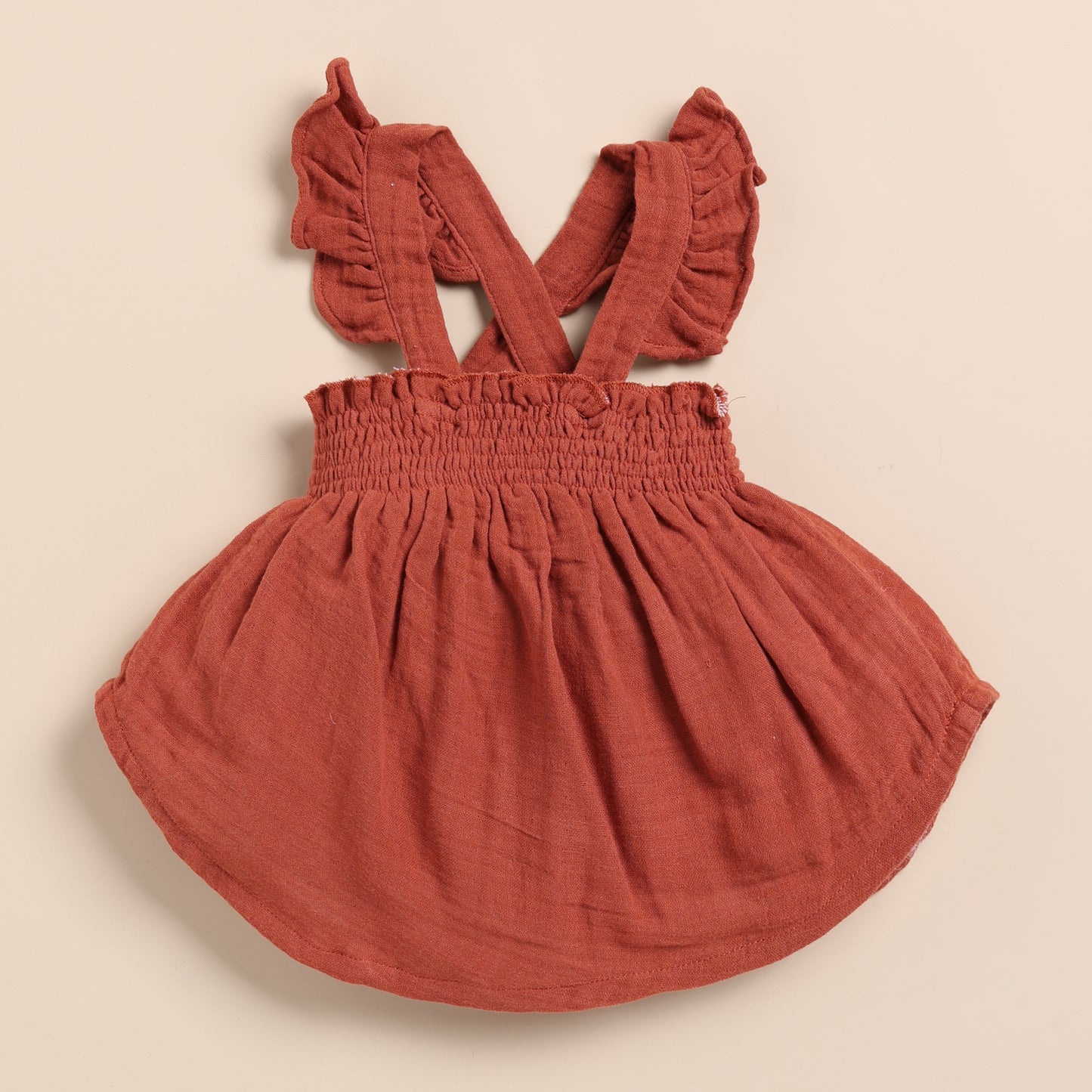 Picante Organic Muslin Sleeveless Frill Top