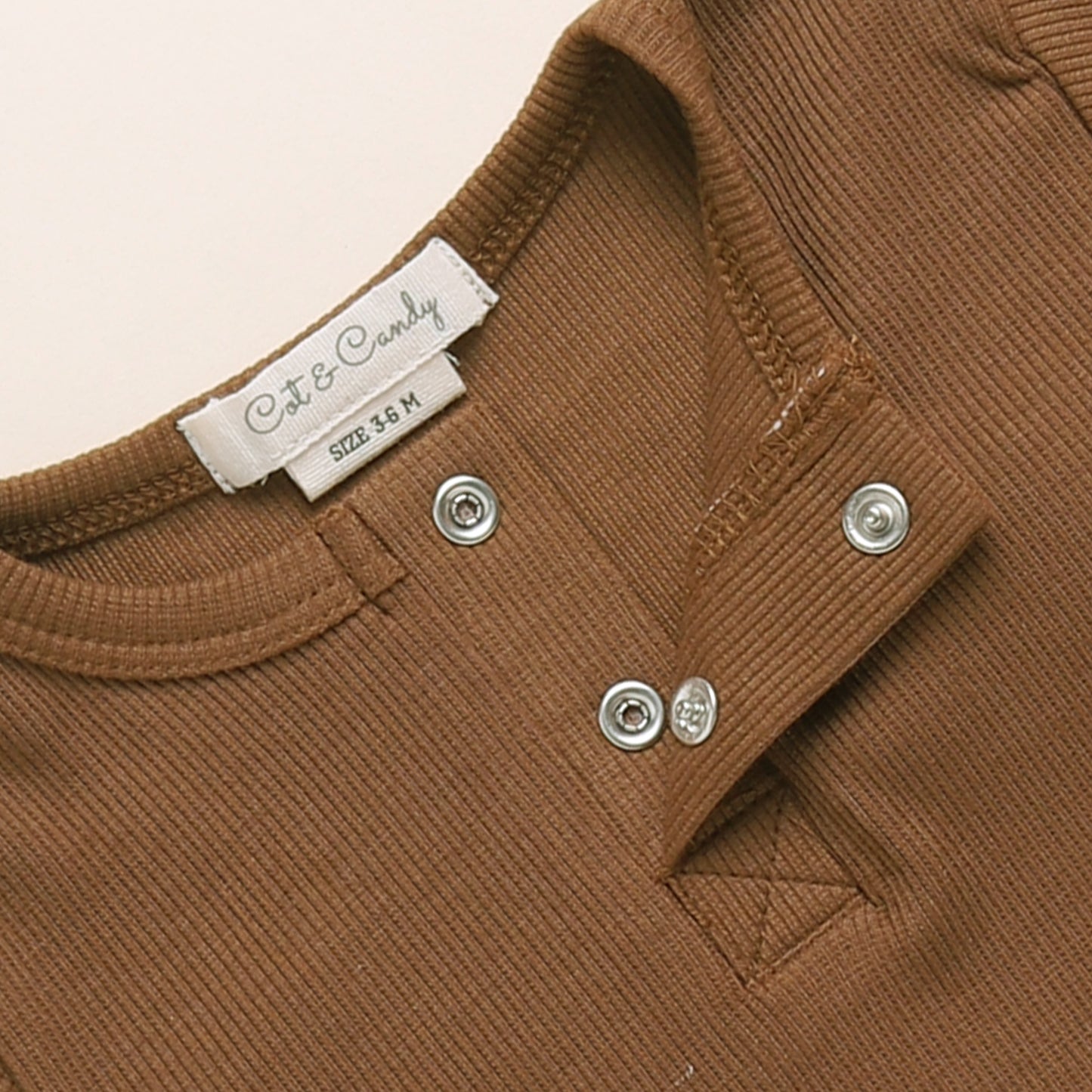 Chocolate Organic Long sleeve Bodysuit