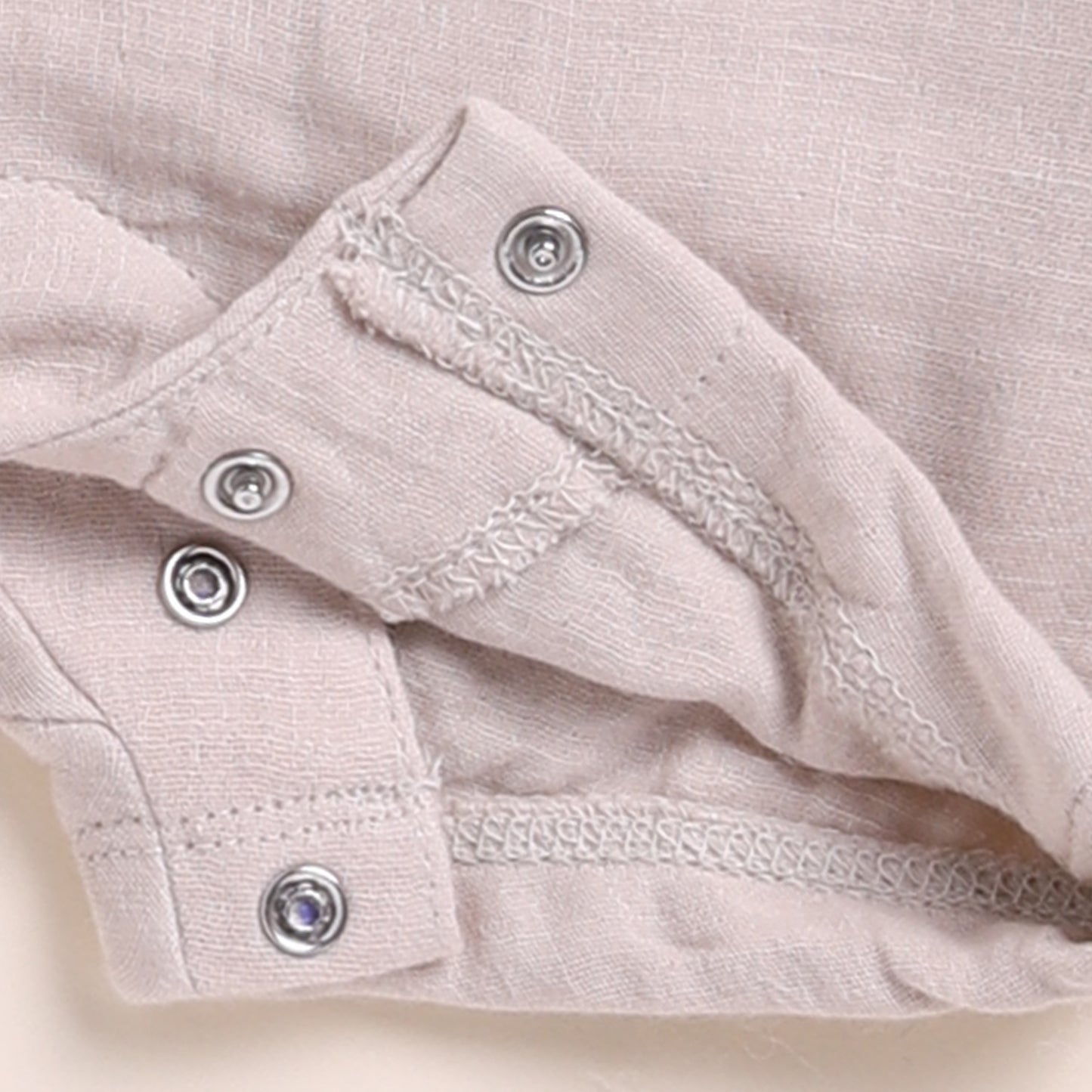 Oatmeal + Picante Organic Muslin Half Romper