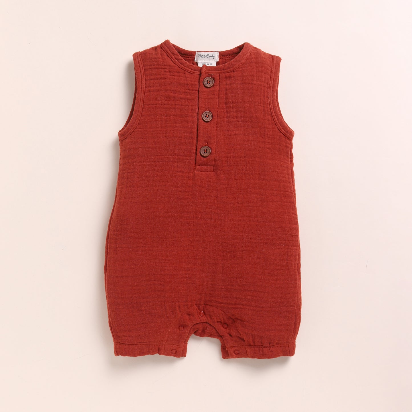 Milk + Picante Organic Muslin Half Romper