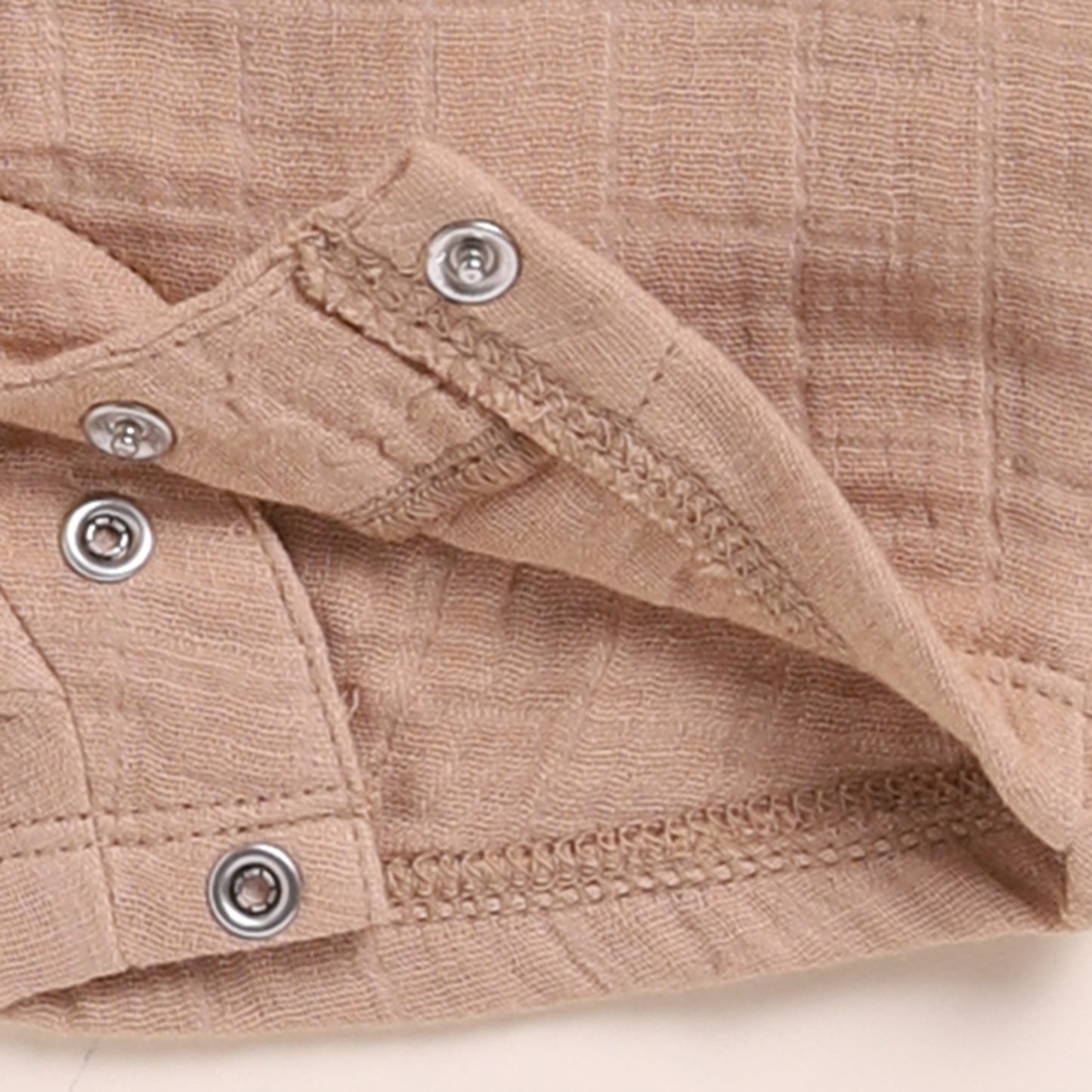 Latte + Picante Organic Muslin Half Romper