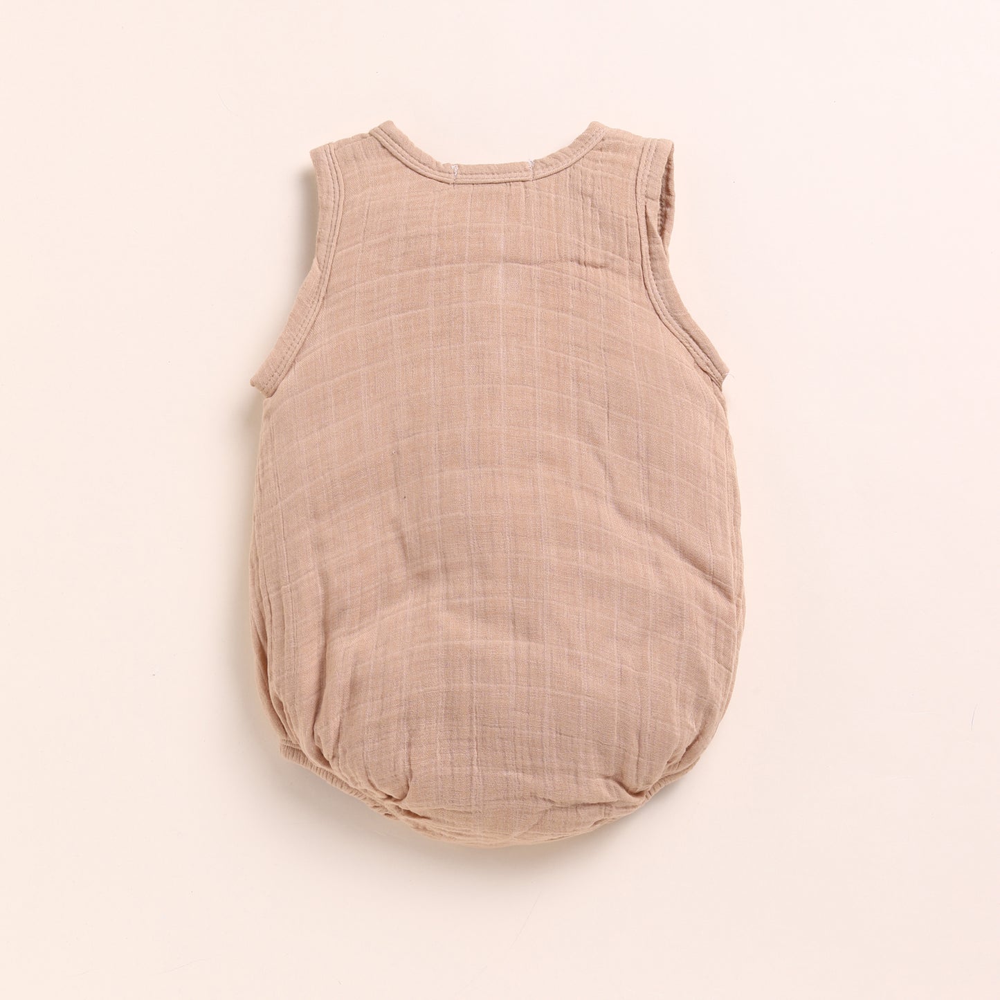 Latte + Picante Organic Muslin Bubble Romper