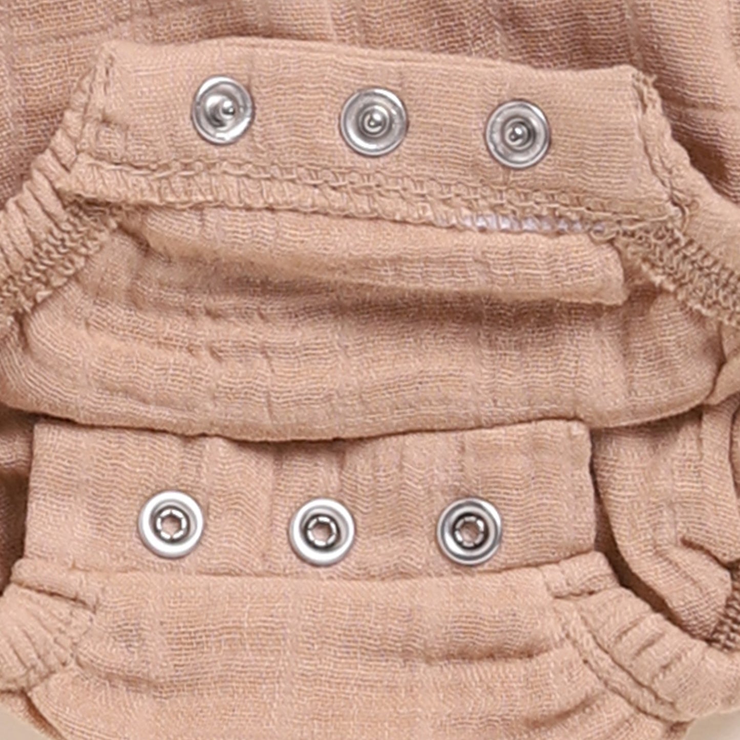 Latte + Picante Organic Muslin Bubble Romper