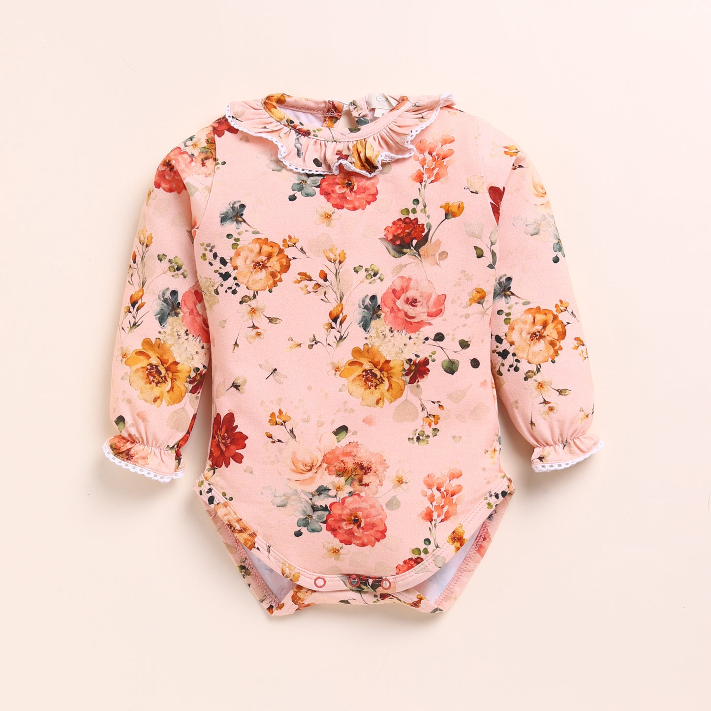 Vintage Floral + Floras Organic Long Sleeve Bodysuits - Pack Of 2