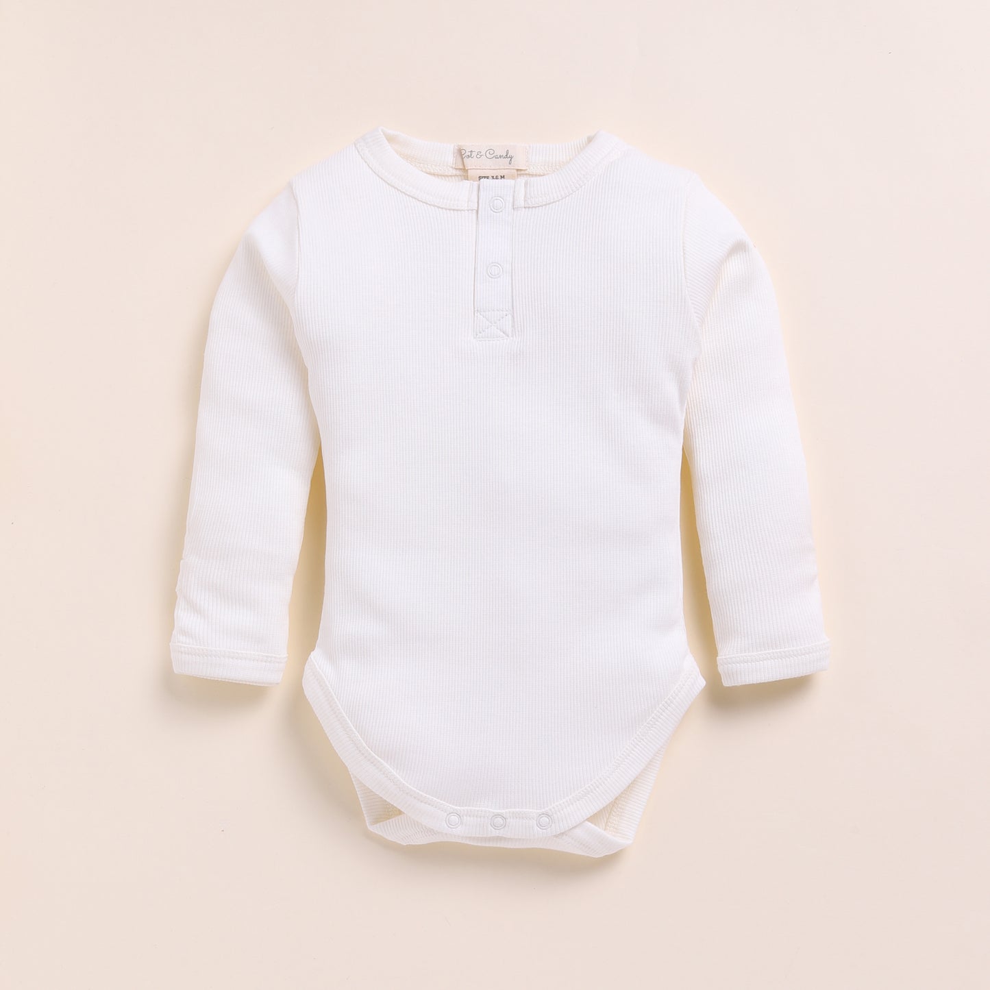 Milk + Oatmeal + Latte Organic Long Sleeve Bodysuit