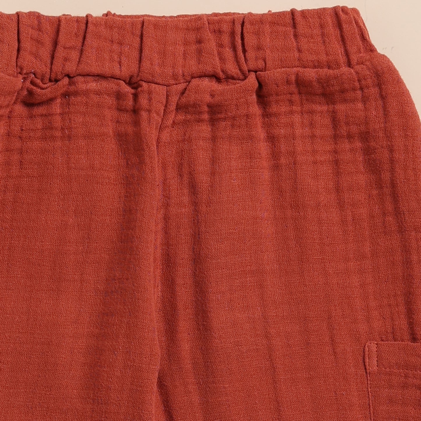 Olive + Picante Organic Muslin Long Sleeve Henley Tshirt With Lounge Pant Set
